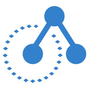 Molekül yapısı analiz vektör araç çubuğu simgesi