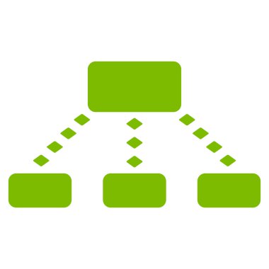 Noktalı düzeni vektör araç çubuğu simgesi