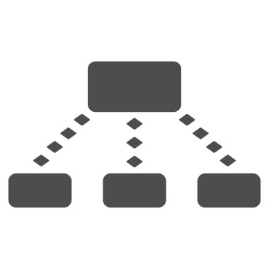 Noktalı düzeni vektör araç çubuğu simgesi