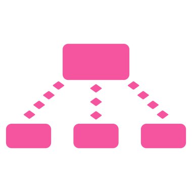 Noktalı düzeni vektör araç çubuğu simgesi