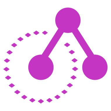 Molekül yapısı analiz vektör araç çubuğu simgesi