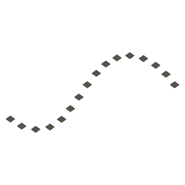带点的函数线矢量工具栏图标 — 图库矢量图片