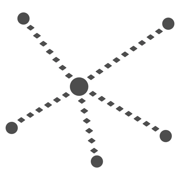 Плямисті відносини Векторна піктограма панелі інструментів — стоковий вектор