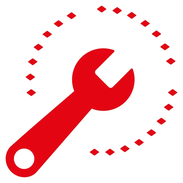 Configurar icono de barra de herramientas de vectores de diagrama — Vector de stock