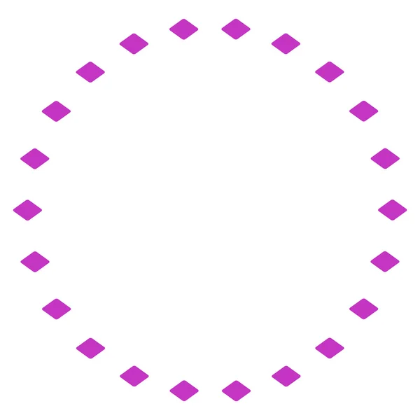 Circulo pontilhado colorido | Icono de barra de herramientas de Vector