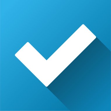Yes Tick Gradient Square Icon