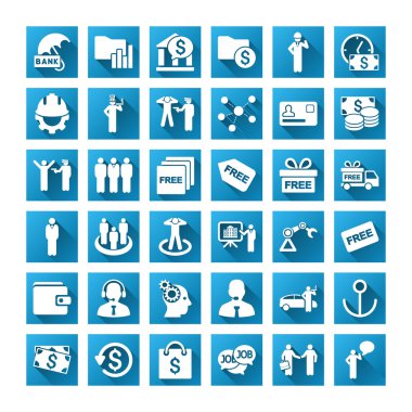 Business Gradient Icon Set