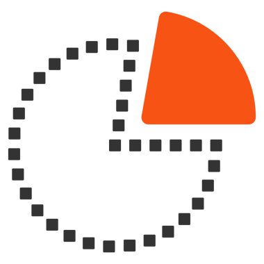 Pasta Grafiği Vektör Araç Çubuğu Simgesi