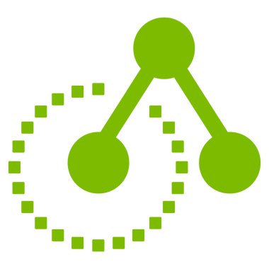 Molekül Yapısı Vektör Araç Çubuğu Simgesi