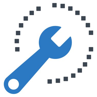 Diyagram vektör araç çubuğu simgesi yapılandırma