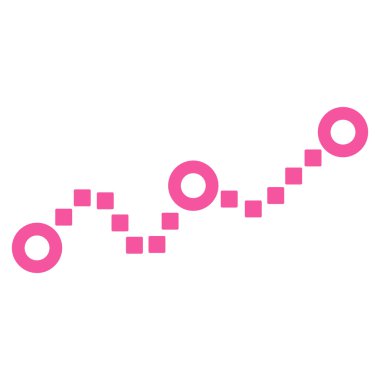 Noktalı grafik vektör araç çubuğu simgesi