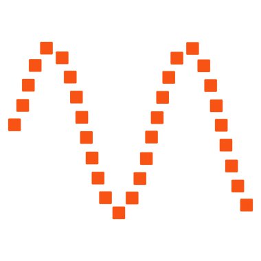 Sinüzoid Vektör Araç Çubuğu Simgesi