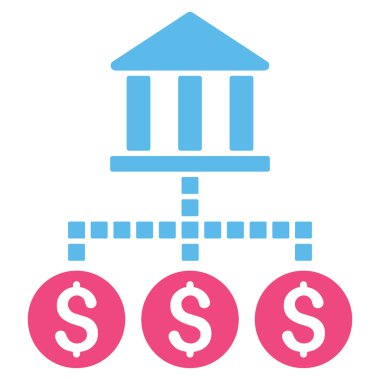 Banka Fişleri Paraya Çevirme vektör araç çubuğu simgesi