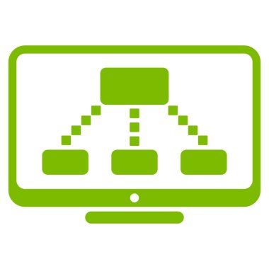 Hiyerarşi Monitörvektör Araç Çubuğu Simgesi