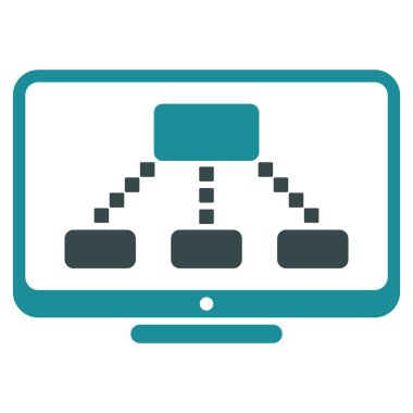 Hiyerarşi Monitörvektör Araç Çubuğu Simgesi