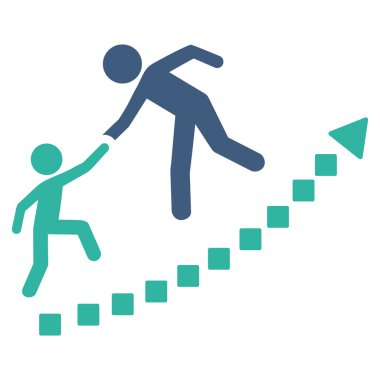 Eğitim büyüme vektör araç çubuğu simgesi