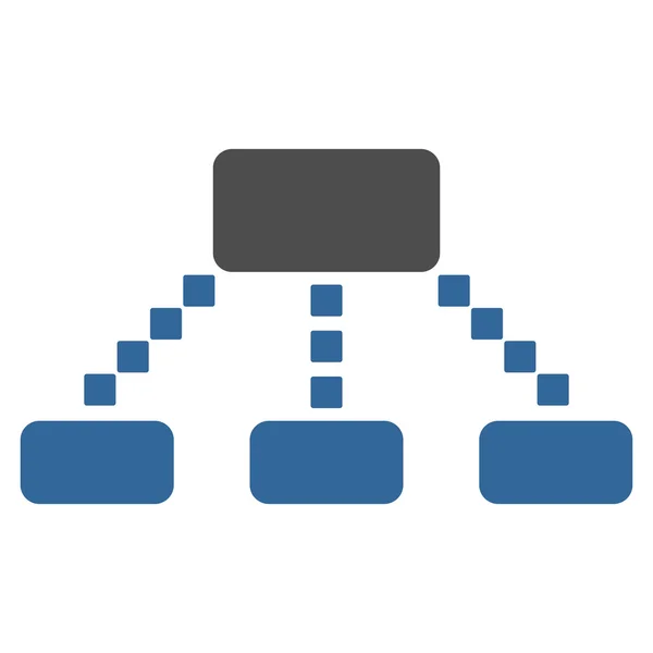 Hiërarchie regeling Vector werkbalkpictogram — Stockvector