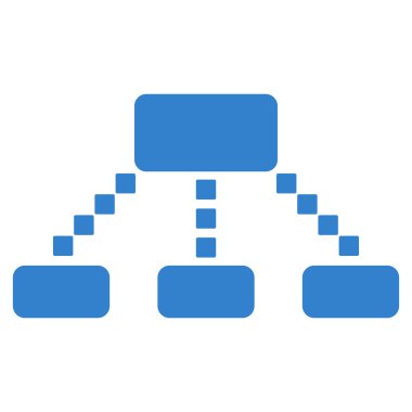 Hiyerarşi düzeni vektör araç çubuğu simgesi