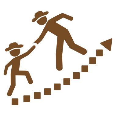 Beyler Eğitim Büyüme Vektör Araç Çubuğu Simgesi