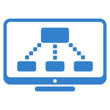 Hiyerarşi Monitörvektör Araç Çubuğu Simgesi