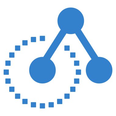 Molekül Yapısı Vektör Araç Çubuğu Simgesi