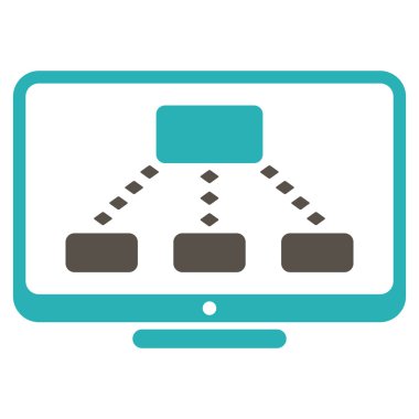 Hiyerarşi izleme glif araç çubuğu simgesi