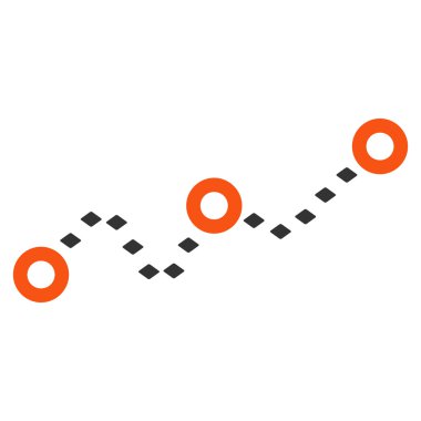 Noktalı grafik glif araç çubuğu simgesi