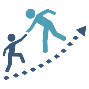 Eğitim ilerleme glif araç çubuğu simgesi