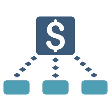 Fişleri Paraya Çevirme düzenini glif araç çubuğu simgesi