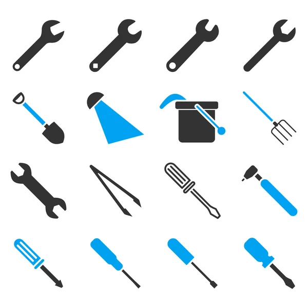 Instruments And Tools Icon Set — Stock Photo, Image