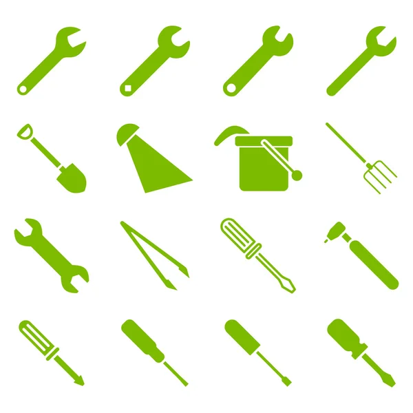 Műszerek és szerszámok, ikon készlet — Stock Fotó