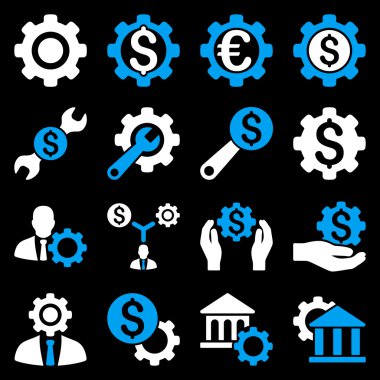 Finansal araçlar ve seçenekler Icon set