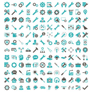 Seçenek ve hizmet araçları simgeleri