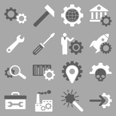 Seçenekleri ve hizmet araçları simge seti