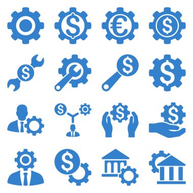 Finansal araçlar ve seçenekler Icon set