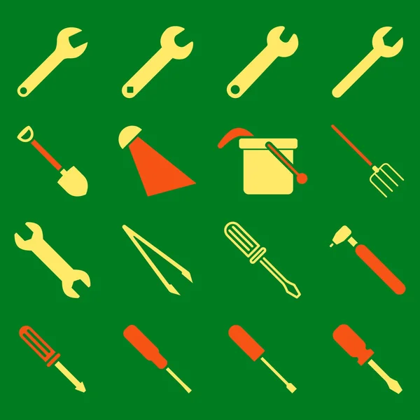 Instruments And Tools Icon Set — Stock Vector