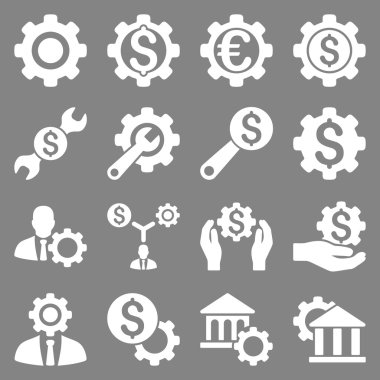 Finansal araçlar ve seçenekler Icon set