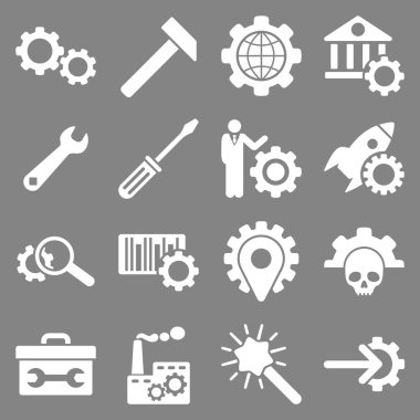 Seçenekleri ve hizmet araçları simge seti