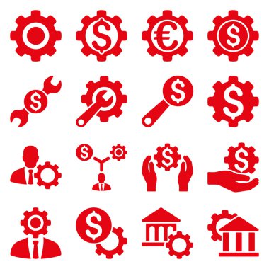 Finansal araçlar ve seçenekler Icon set