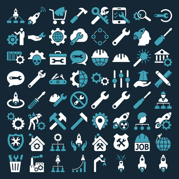 Szerviz eszközök Icon Set — Stock Fotó