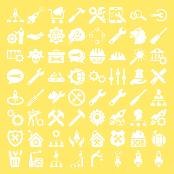 Service gereedschap Icon Set — Stockfoto