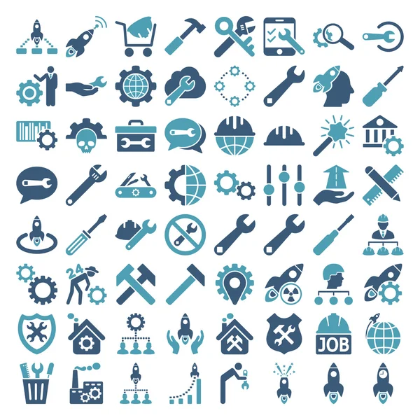 Szerviz eszközök Icon Set — Stock Fotó