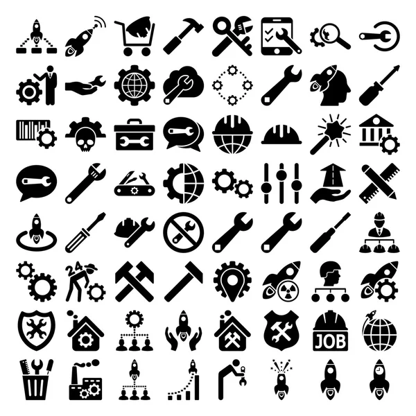 Szerviz eszközök Icon Set — Stock Fotó