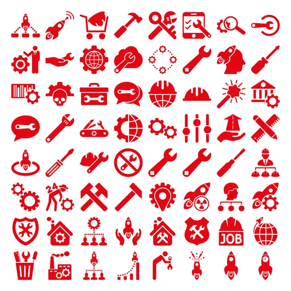 Service gereedschap Icon Set — Stockfoto