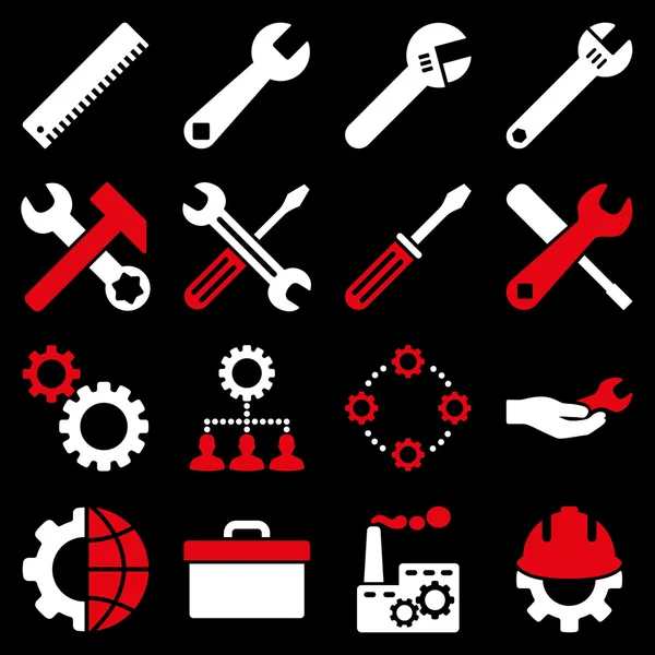 Seçenekleri ve hizmet araçları simge seti