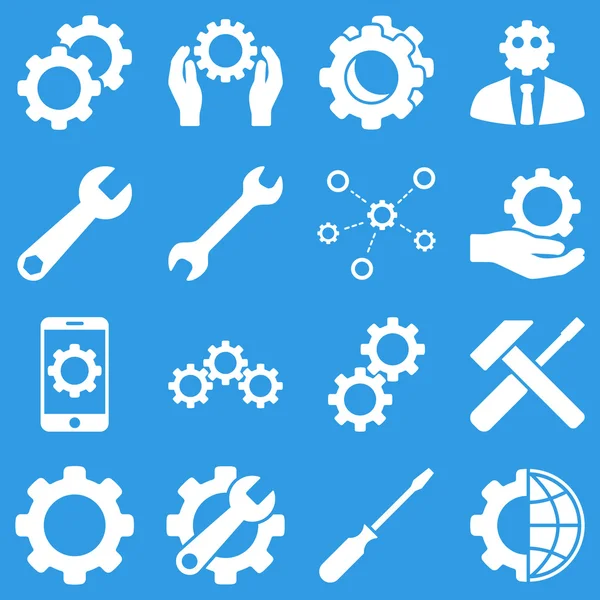 Options And Service Tools Icon Set — Stock Photo, Image