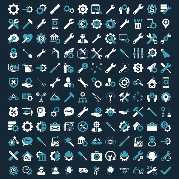 Options And Service Tools Icons — Stock Photo, Image