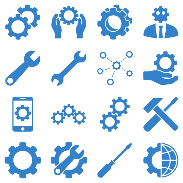 Options And Service Tools Icon Set — Stock Photo, Image