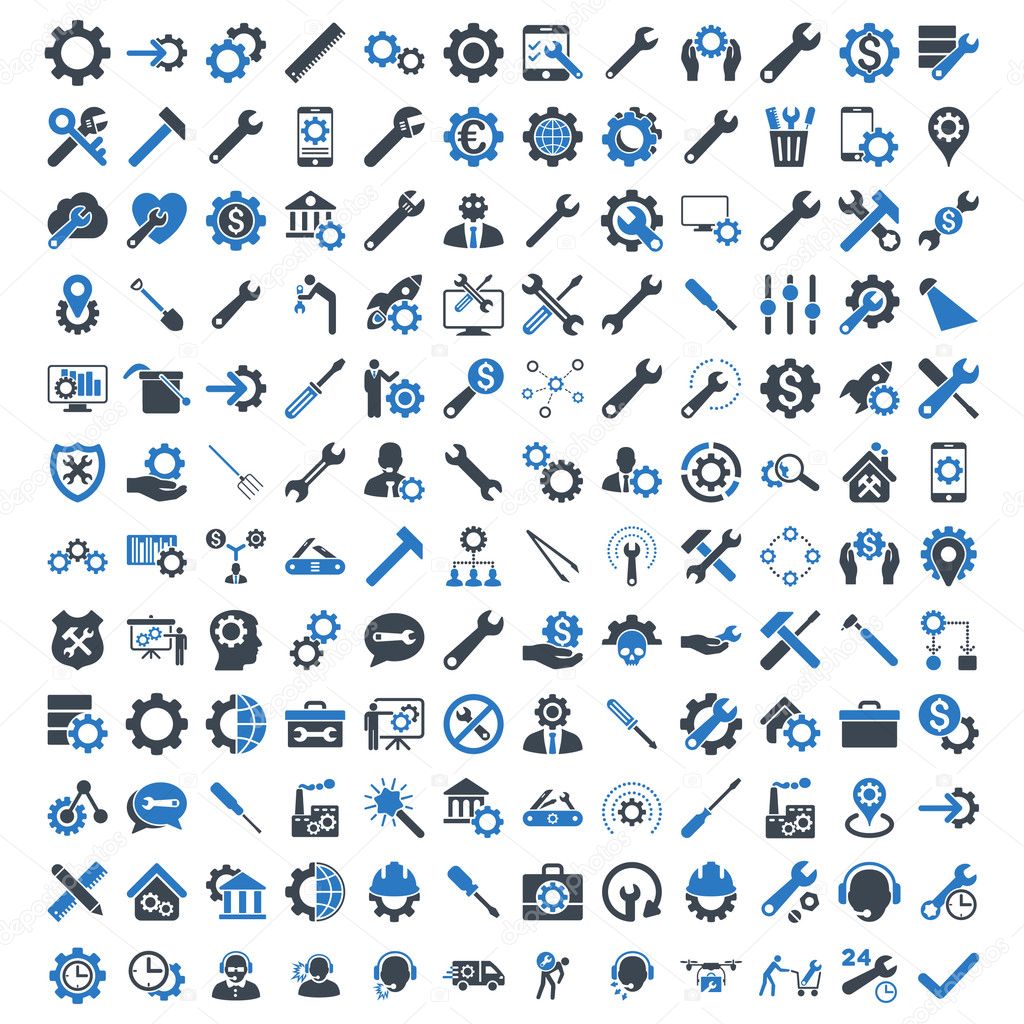 Options And Service Tools Icons
