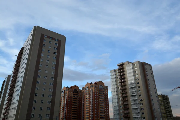 Novo Apartamento Edifícios Multistoriados — Fotografia de Stock